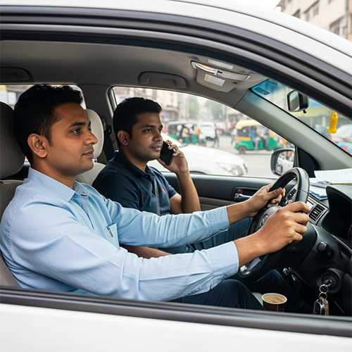 Acting driver services available across ECR Chennai for safe & reliable travel