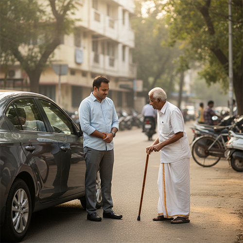 Hire acting drivers in West-Mambalam for secure travel, event rides, late-night drops, & outstation trips