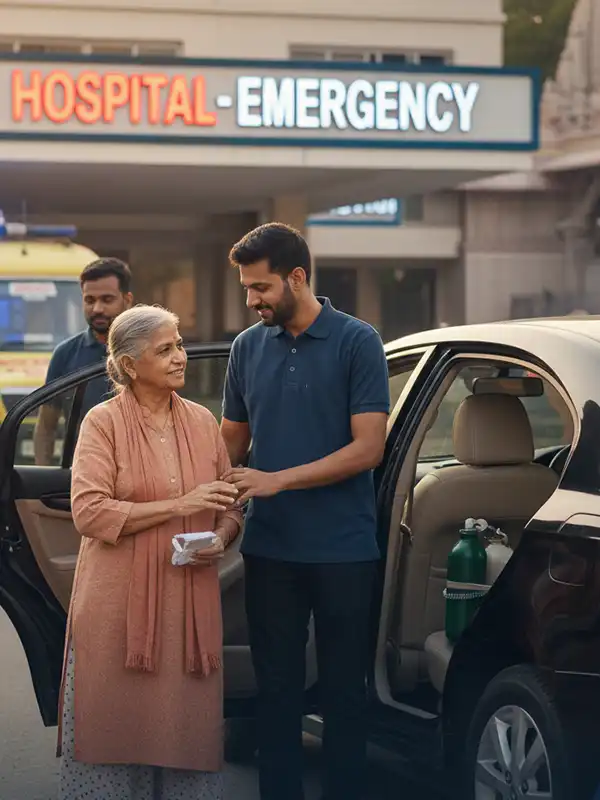 Safe driver support for senior citizens' daily city trips, including doctor visits, local trips